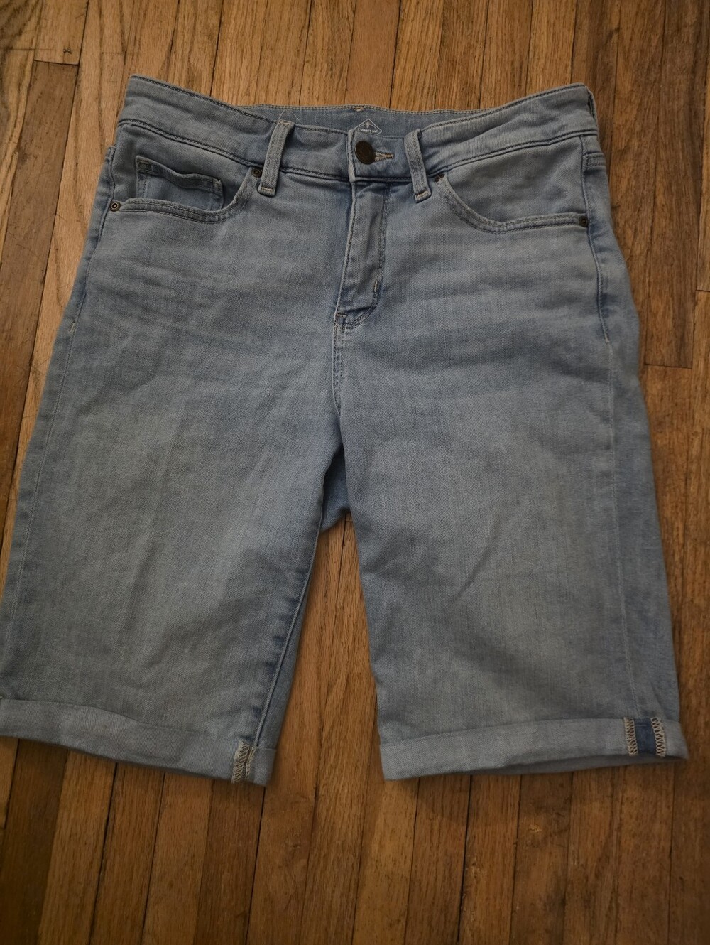 St. John's Bay Light Blue Denim Jean Shorts